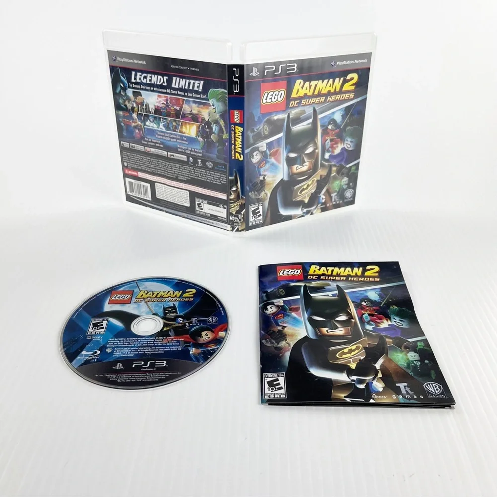 LEGO Batman 2 DC Super Heroes Video Game for Sony PlayStation 3 PS3 Complete